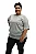 Camiseta Plus Size Cinza Mescla - Imagem 3