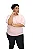 Camiseta Plus Size Rosa Bebê - Imagem 3