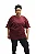 Camiseta Plus Size Vinho - Imagem 1