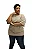 Camiseta Plus Size Cáqui - Imagem 1