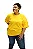 Camiseta Plus Size Amarelo Canário - Imagem 4