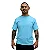 Camiseta Básica Azul Ciano - Imagem 1