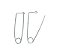 Alfinete para broche - 44mm - Pacote com 1.000 und - Imagem 1