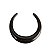 Choker de Resina - Preta - Imagem 1