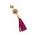 Cursor de Zíper com Tassel Rosa - Mandala - Imagem 2