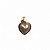 Cursor de Zíper com Pingente - Coração Pérola - Imagem 1