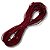 Fio de Couro Liso - Vermelho - 5mm - Com 26 metros - Imagem 1
