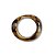 Bracelete de Resina - Creme com Marrom - Imagem 1