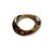 Bracelete de Resina - Creme com Marrom - Imagem 4