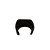 Bracelete de Resina Aberto - Preto - Imagem 2