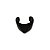 Bracelete de Resina Aberto - Preto - Imagem 1