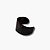 Bracelete de Resina Aberto - Preto - Imagem 4