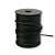 Fio de Couro Liso - preto - Sintético  4mm - Rolo C 50 Metros - Imagem 1