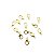 Fecho Lagosta Dourado - 12mm - Pacote com 1.000 peças - Imagem 2