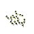 Terminal Tips sem Haste - 4mm - Banho Dourado - Imagem 1