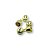 Terminal Dourado - Zamac  9mm - Imagem 4