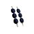 Alças de Resina Para Biquínis Vestidos Maios - Cor Azul - Imagem 1