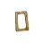 Argola de Resina - Retangular - Cor Bege com Mescla - Imagem 3