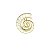 Entremeio Caracol Dourado-4,1cm - Imagem 1