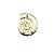 Entremeio Caracol Dourado-4,1cm - Imagem 2