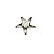 Entremeio Estrela - Níquel - 3,5cm - Imagem 2