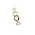 Entremeio Liaison - Metal 7cm x 2,1cm Dourado - Imagem 2
