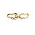 Entremeio Vittoria - Metal 6,3cm x 1,8cm Dourado - Imagem 3