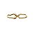 Entremeio Vittoria - Metal 6,3cm x 1,8cm Dourado - Imagem 1