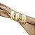 Fivela Linea Di`or - Dourada - 5,3cm x 3,3cm - Imagem 3