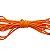 Corda náutica Maleável laranja fluorescente Com Listras - 6mm - Imagem 2