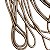 Cordão coberto com fio de Cetim - Marrom Claro - 6mm - Com 45 Metros - Imagem 2