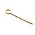 Pino Para Fivela- Tamanho 5,5cm - Dourado - Imagem 2