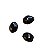 Entremeio De Resina Craquelado Com Strass - Preto - Imagem 1