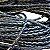 Fio De Couro Trançado - Preto - Sintético 5mm - Rolo C 50 Metros - Imagem 3