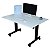 Mesa Dupla Com Regulagem De Altura Branco - Wp Connect - Imagem 14
