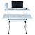 Mesa Dupla Com Regulagem De Altura Branco - Wp Connect - Imagem 4