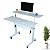 Mesa Dupla Com Regulagem De Altura Branco - Wp Connect - Imagem 2