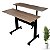 Mesa Dupla Com Regulagem De Altura Amadeirada - Wp Connect - Imagem 1