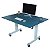 Mesa Dupla Com Regulagem De Altura Azul Secreto - Wp Connect - Imagem 6