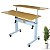 Mesa Dupla Com Regulagem De Altura Ocre Solar - Wp Connect - Imagem 2