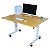 Mesa Dupla Com Regulagem De Altura Ocre Solar - Wp Connect - Imagem 6