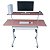 Mesa Dupla Com Regulagem De Altura Rosa Glamour - Wp Connect - Imagem 4