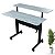 Mesa Dupla Com Regulagem De Altura Calacata - Wp Connect - Imagem 1