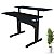 Mesa Dupla Com Regulagem De Altura Gamer Preta - Wp Connect - Imagem 2