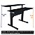 Mesa Dupla Com Regulagem De Altura Gamer Preta - Wp Connect - Imagem 3