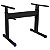 Mesa Dupla Com Regulagem De Altura Gamer Preta - Wp Connect - Imagem 5