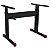 Mesa Dupla Com Regulagem De Altura Gamer Preta - Wp Connect - Imagem 12