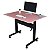 Mesa Com Regulagem De Altura 120x80 Rosa Glamour - Wp Connect - Imagem 12