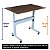 Mesa Com Regulagem De Altura 120x80 Brisê Amadeirado - Wp Connect - Imagem 3