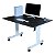 Mesa Com Regulagem De Altura 120x80 Portoro - Wp Connect - Imagem 4